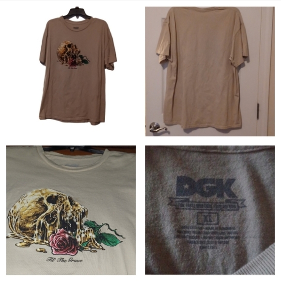 🌺DGK Gray Graphic Tee - Picture 1 of 7